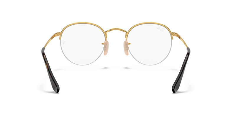 Ray-Ban ROUND GAZE in Arista Gold - Temple Detail