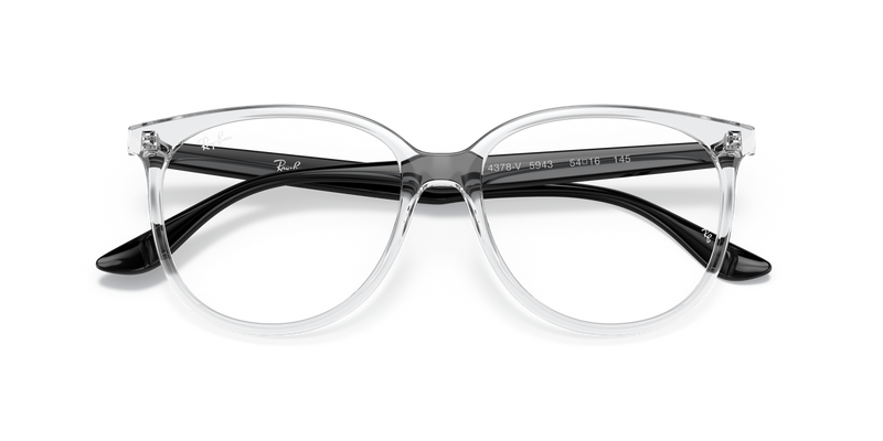 Ray-Ban RX4378V in Transparent / Clear (5943) - Alternate View