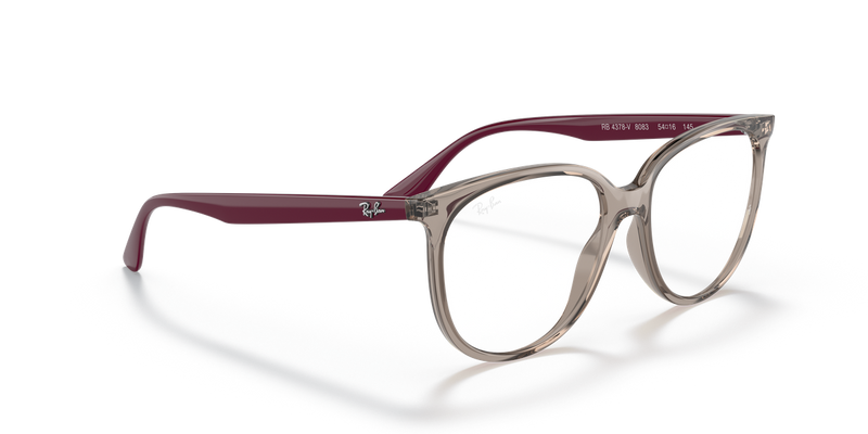 Ray-Ban RX4378V in Transparent Grey / Clear (8083) - Alternate View