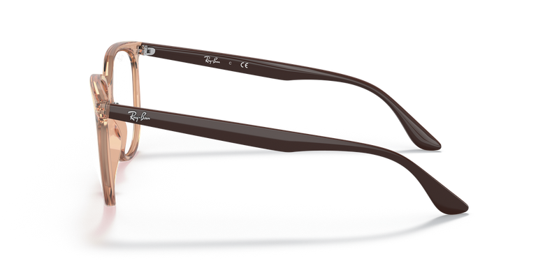Ray-Ban RX4378V in Transparent Brown / Clear (8172) - Alternate View