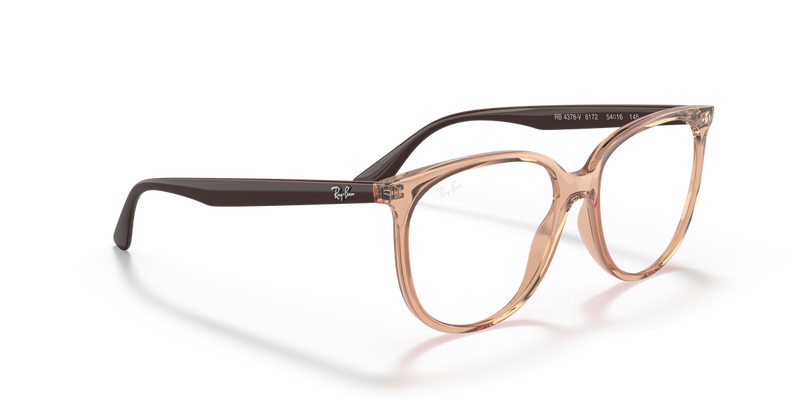 Ray-Ban RX4378V in Transparent Brown / Clear (8172) - Alternate View