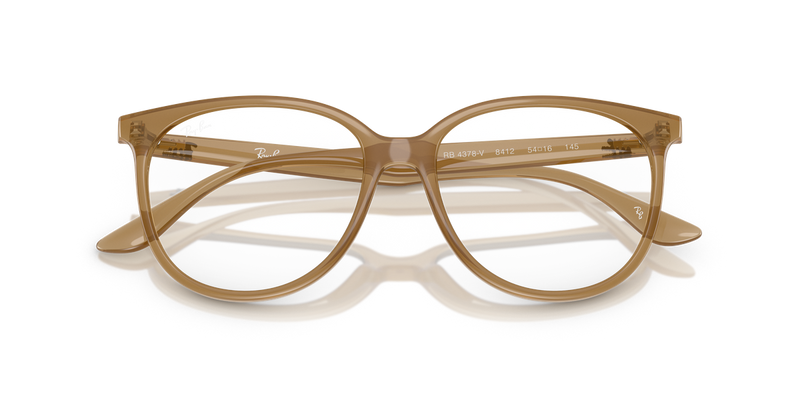 Ray-Ban RX4378V in Opal Light Brown / Clear (8412) - Alternate View