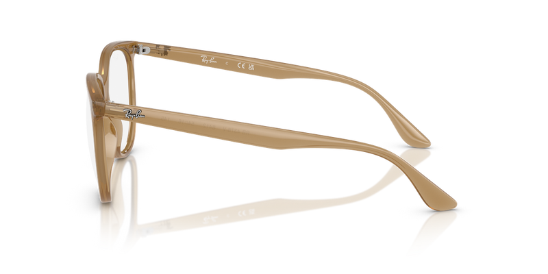 Ray-Ban RX4378V in Opal Light Brown / Clear (8412) - Alternate View