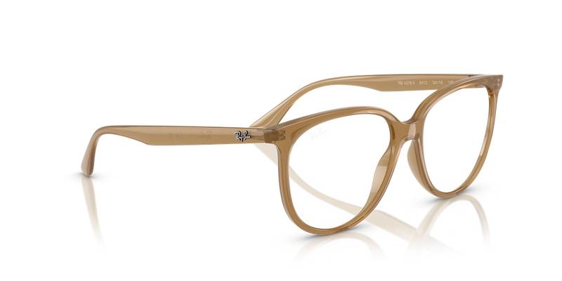 Ray-Ban RX4378V in Opal Light Brown / Clear (8412) - Alternate View