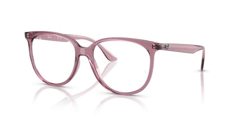 Ray-Ban RX4378V in Opal Light Violet / Clear (8413) - Alternate View