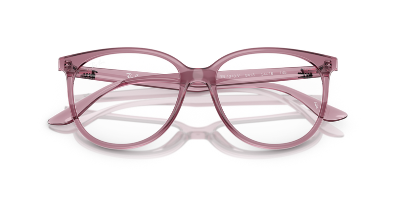 Ray-Ban RX4378V in Opal Light Violet / Clear (8413) - Alternate View