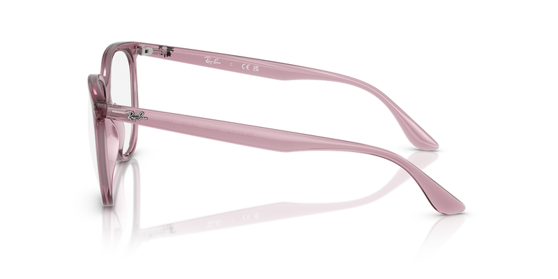 Ray-Ban RX4378V in Opal Light Violet / Clear (8413) - Alternate View