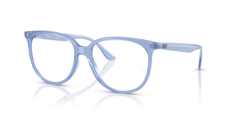 Ray-Ban RX4378V in Opal Light Blue / Clear (8414) - Alternate View