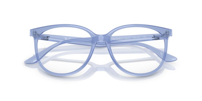 Ray-Ban RX4378V in Opal Light Blue / Clear (8414) - Alternate View