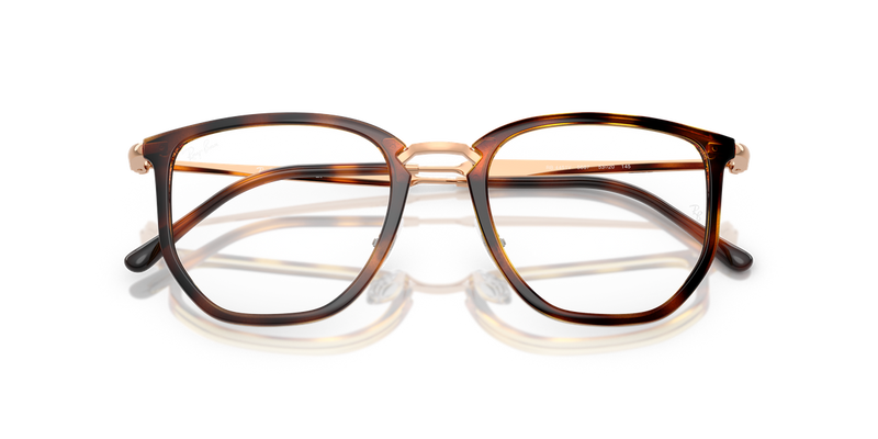 Ray-Ban RX4451V in Striped Havana - Alternate View