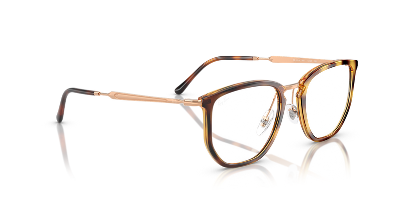 Ray-Ban RX4451V in Striped Havana - Alternate View