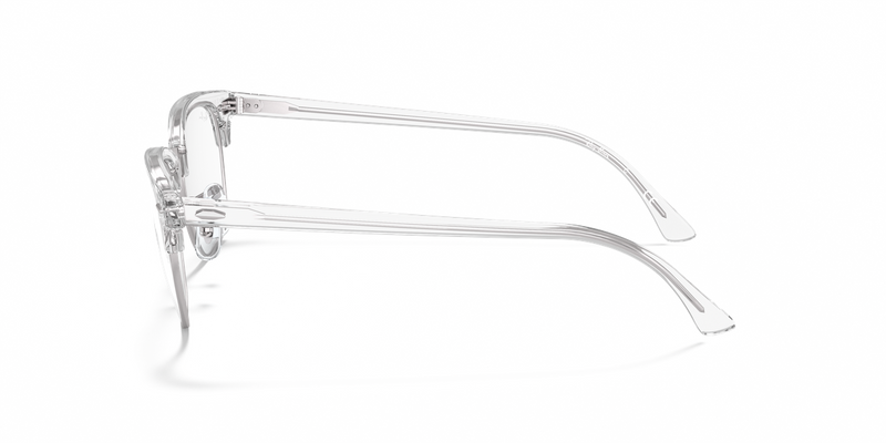 Ray-Ban CLUBMASTER in White Transparent / Clear (2001) - Alternate View