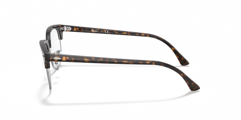 Ray-Ban CLUBMASTER in Dark Havana / Clear (2012) - Alternate View