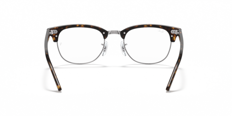 Ray-Ban CLUBMASTER in Dark Havana / Clear (2012) - Alternate View