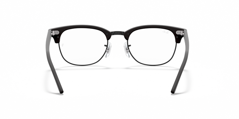 Ray-Ban CLUBMASTER in Black / Clear (2077) - Alternate View