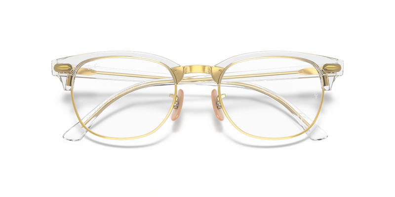 Ray-Ban CLUBMASTER in Transparent / Clear (5762) - Alternate View