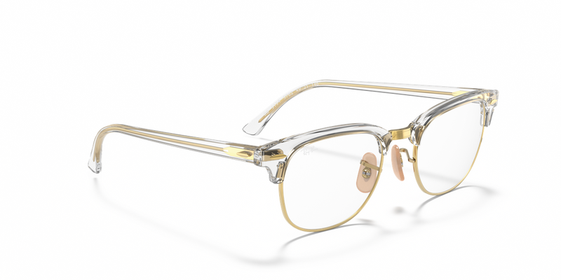 Ray-Ban CLUBMASTER in Transparent / Clear (5762) - Alternate View