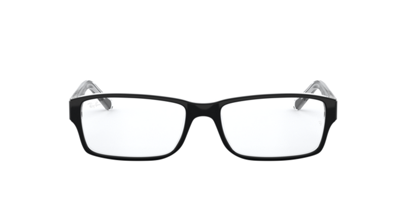 Ray-Ban RX5169 in Black On Transparent - Alternate View