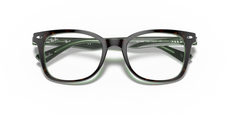 Ray-Ban RX5285 in Havana On Green - Alternate View