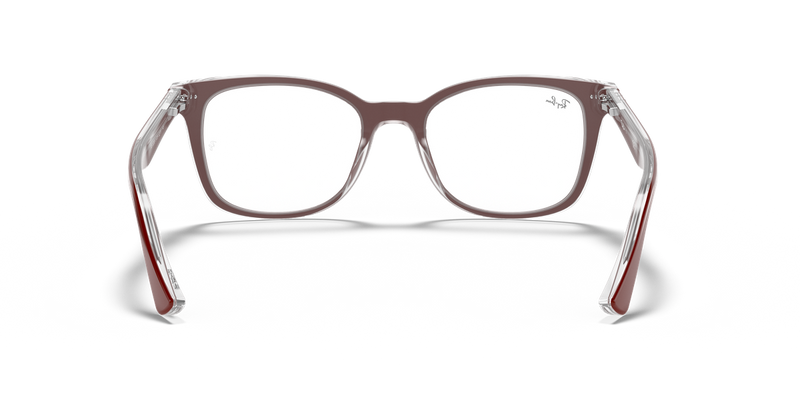 Ray-Ban RX5285 in Bordeaux On Transparent - Alternate View