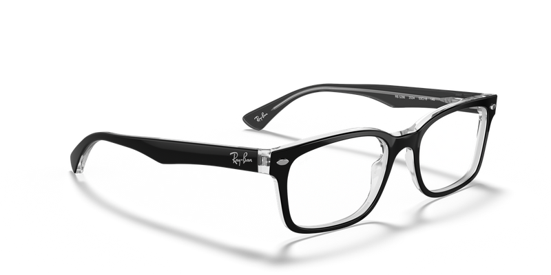 Ray-Ban RX5286 in Black On Transparent - Alternate View