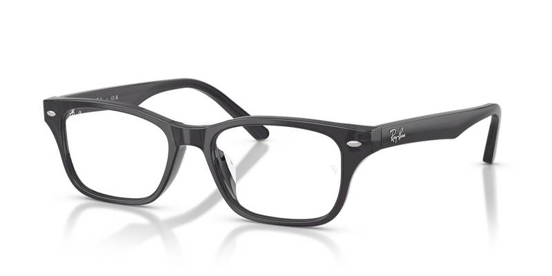 Ray-Ban RX5345D in Transparent Dark Violet Grey - Front View