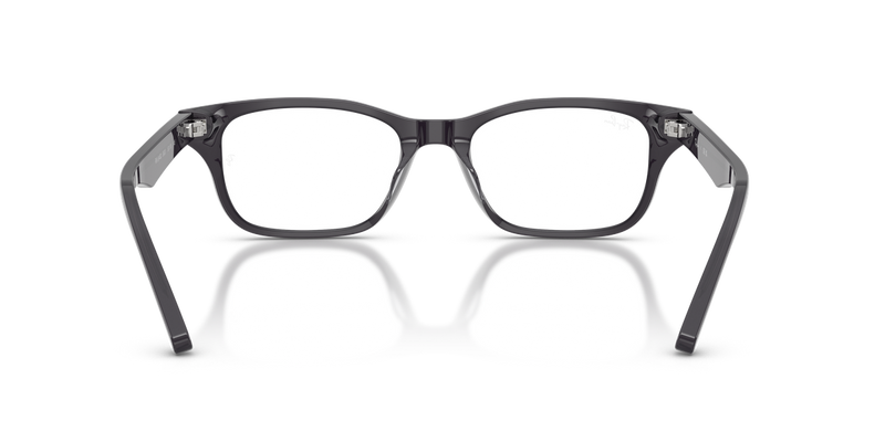 Ray-Ban RX5345D in Transparent Dark Violet Grey - Temple Detail