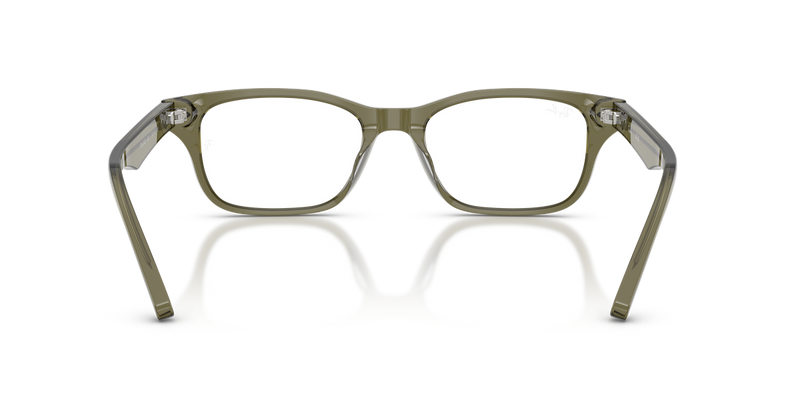Ray-Ban RX5345D in Transparent Green Olive - Alternate View