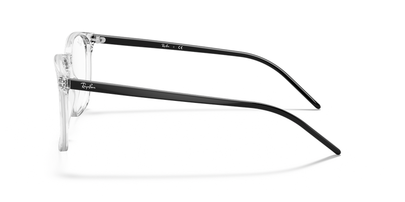 Ray-Ban RX5387 in Transparent - Back View