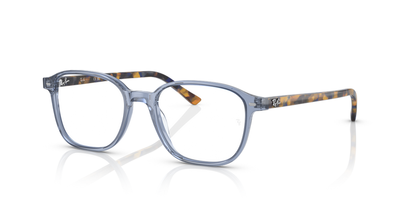 Ray-Ban LEONARD in Transparent Blue / Clear (8228) - Alternate View