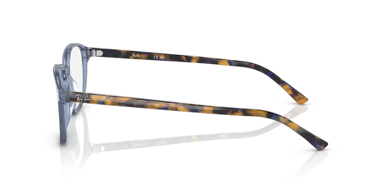 Ray-Ban LEONARD in Transparent Blue / Clear (8228) - Alternate View