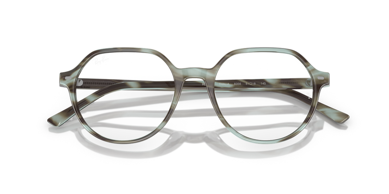 Ray-Ban THALIA in Striped Green - Alternate View