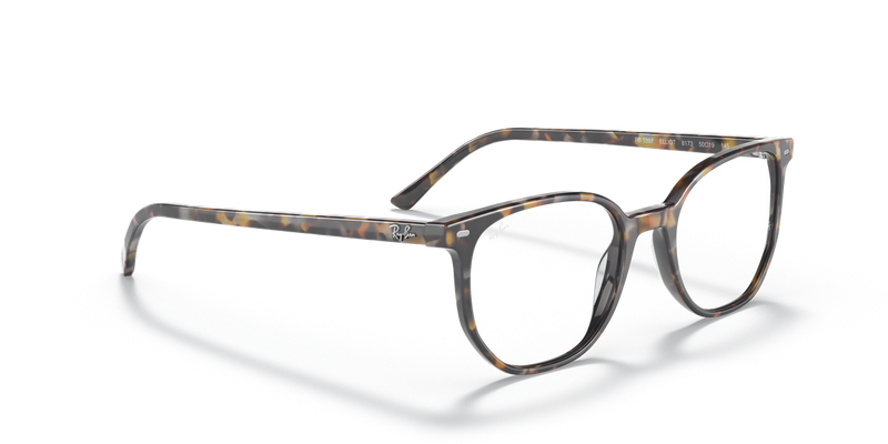 Ray-Ban ELLIOT in Brown Grey Havana / Clear (8173) - Alternate View