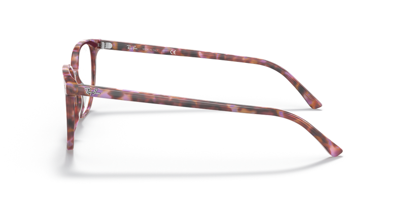 Ray-Ban ELLIOT in Brown & Violet Havana / Clear (8175) - Alternate View