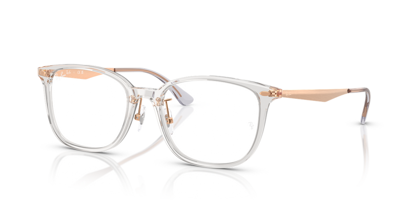 Ray-Ban RX5403D in Transparent Grey - Alternate View