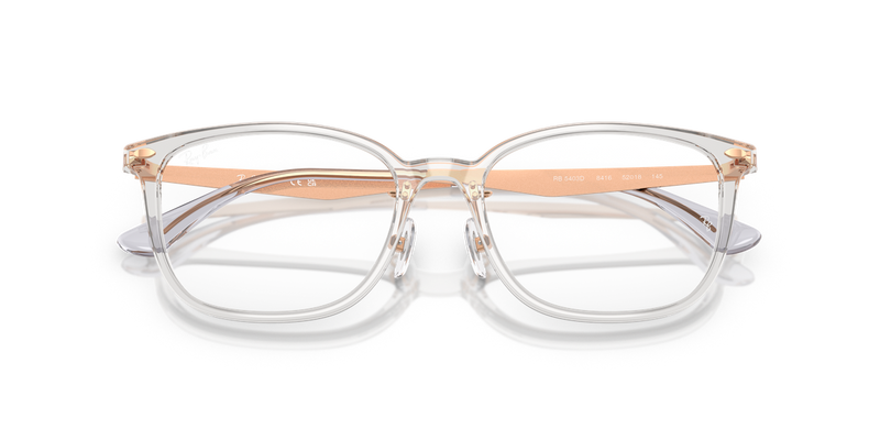 Ray-Ban RX5403D in Transparent Grey - Alternate View