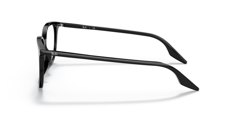 Ray-Ban RX5406F in Black - Back View