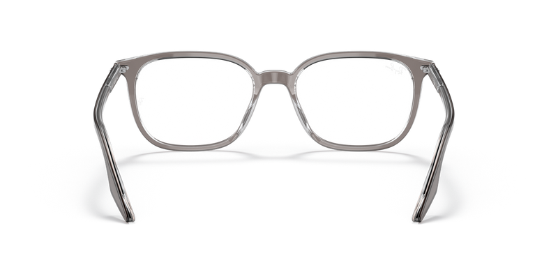 Ray-Ban RX5406 in Grey On Transparent - Temple Detail