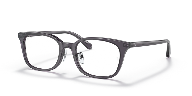 Ray-Ban RX5407D in Transparent Dark Grey - Alternate View