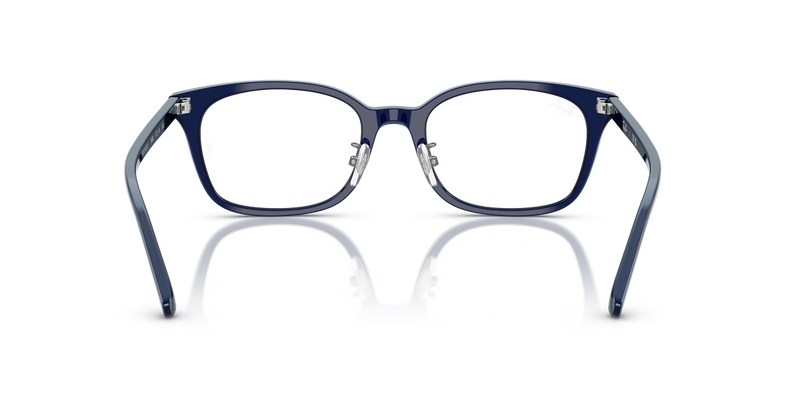 Ray-Ban RX5407D in Transparent Dark Blue - Alternate View