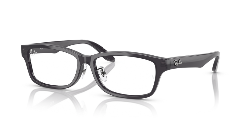 Ray-Ban RX5408D in Transparent Dark Gray - Alternate View