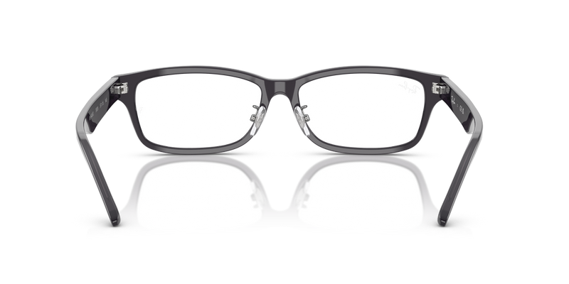Ray-Ban RX5408D in Transparent Dark Gray - Alternate View