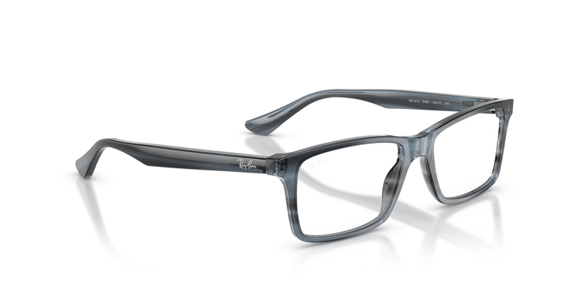 Ray-Ban RX5413 in Striped Blue - Alternate View