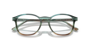 Striped Blue & Green / Clear (8252)