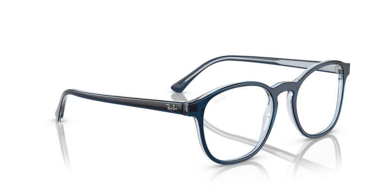 Ray-Ban RX5417 in Blue On Transparent Blue / Clear (8324) - Alternate View