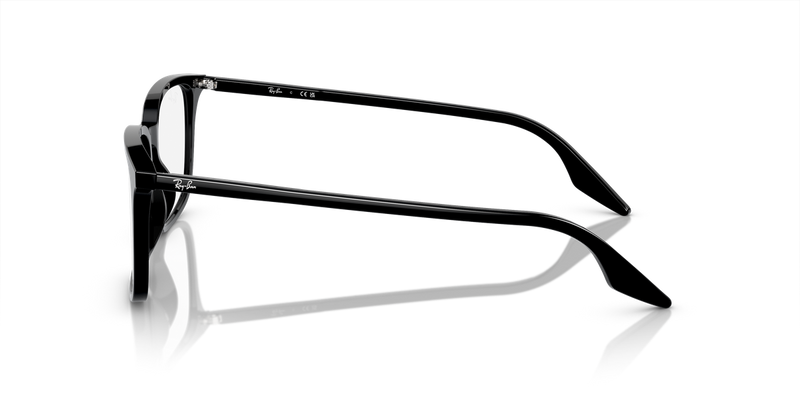 Ray-Ban RX5421F in Black / Clear (2000) - Alternate View