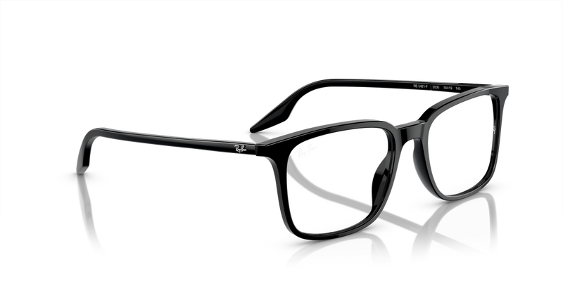 Ray-Ban RX5421F in Black / Clear (2000) - Alternate View