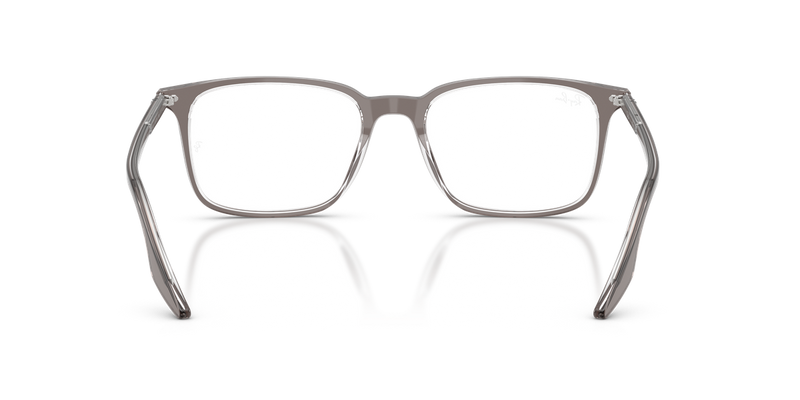 Ray-Ban RX5421F in Grey Transparent / Clear (8111) - Temple Detail