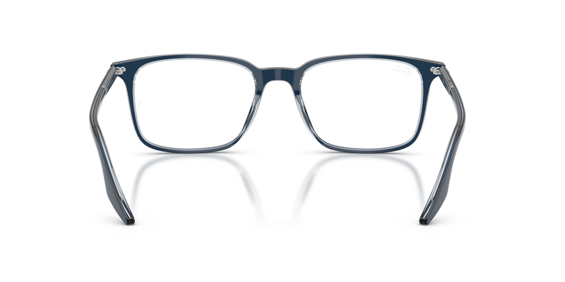 Ray-Ban RX5421F in Blue On Transparent / Clear (8324) - Alternate View