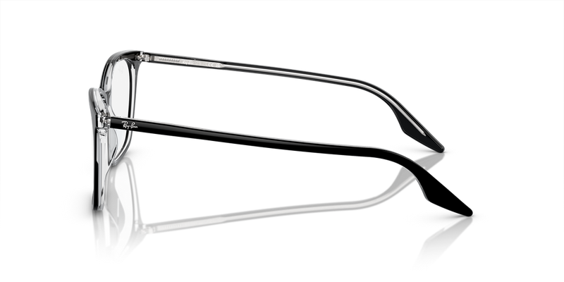 Ray-Ban RX5422 in Black On Transparent / Clear (2034) - Alternate View